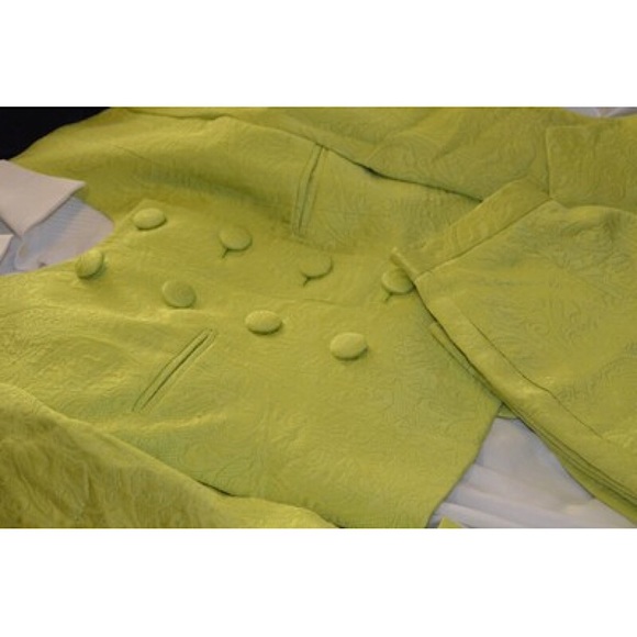 Dior Dresses & Skirts - Vintage 1990’s Christian Dior Lime Green Suit